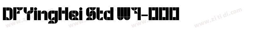 DFYingHei Std W7字体转换